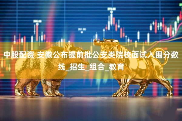 中股配资 安徽公布提前批公安类院校面试入围分数线_招生_组合_教育
